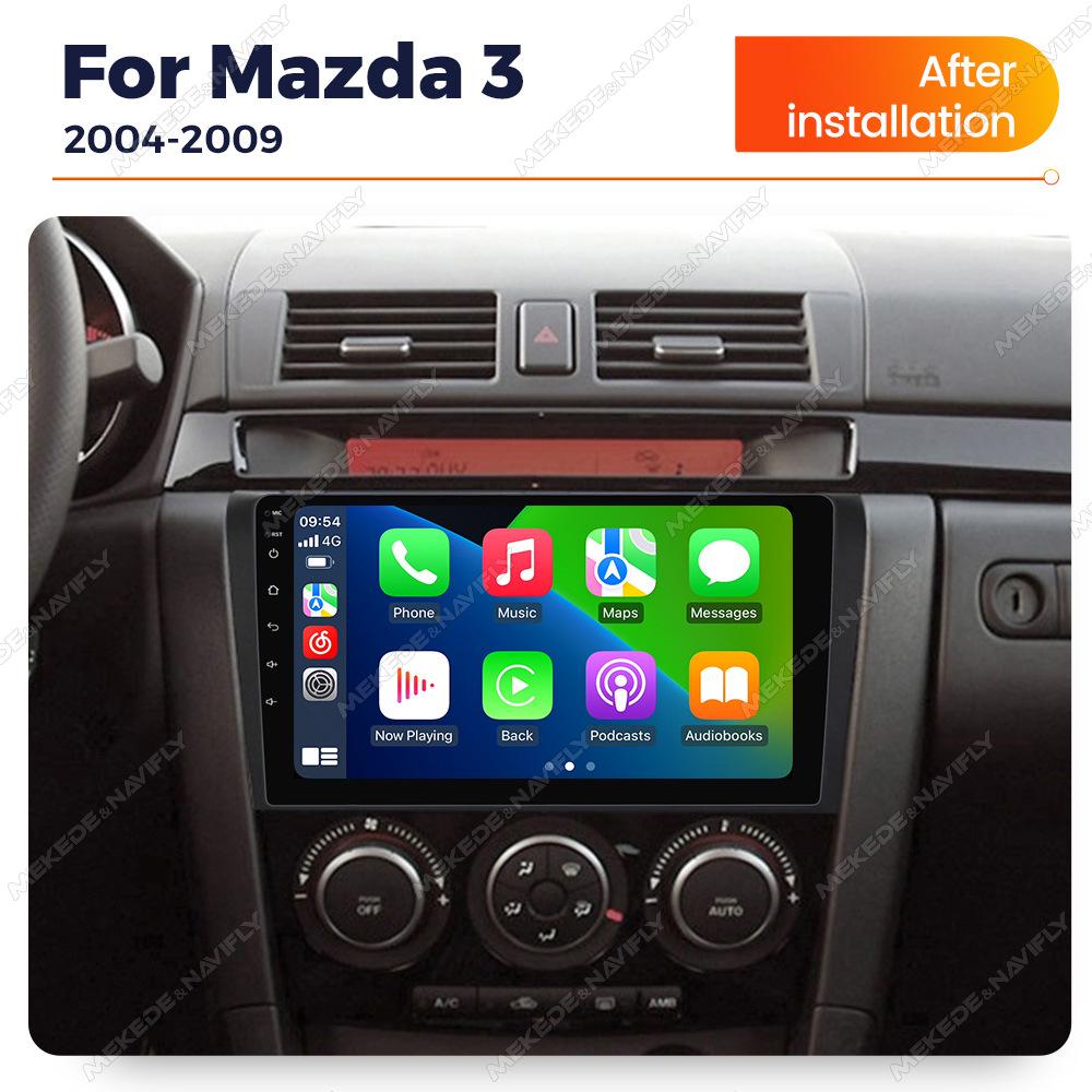 Mazda 3 (2004-2009) Android GPS Navigator with MP5, Bluetooth, and Carplay