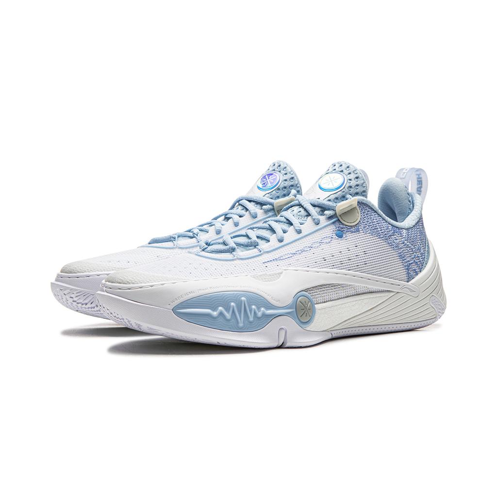 Scarpe da Basket Li Ning Uomo Basse Standard Bianco/Blu Aurora ABAW011-1