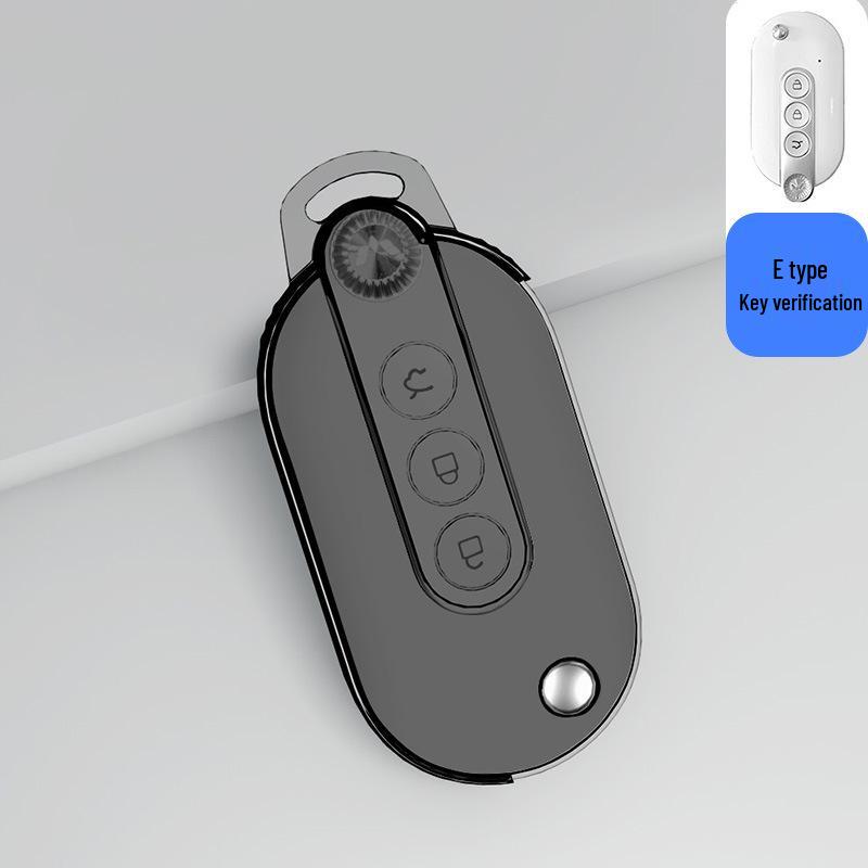 Transparent Full Wrap Key Case for Wuling Hongguang MiniEV/S3/New Hongguang Plus Journey