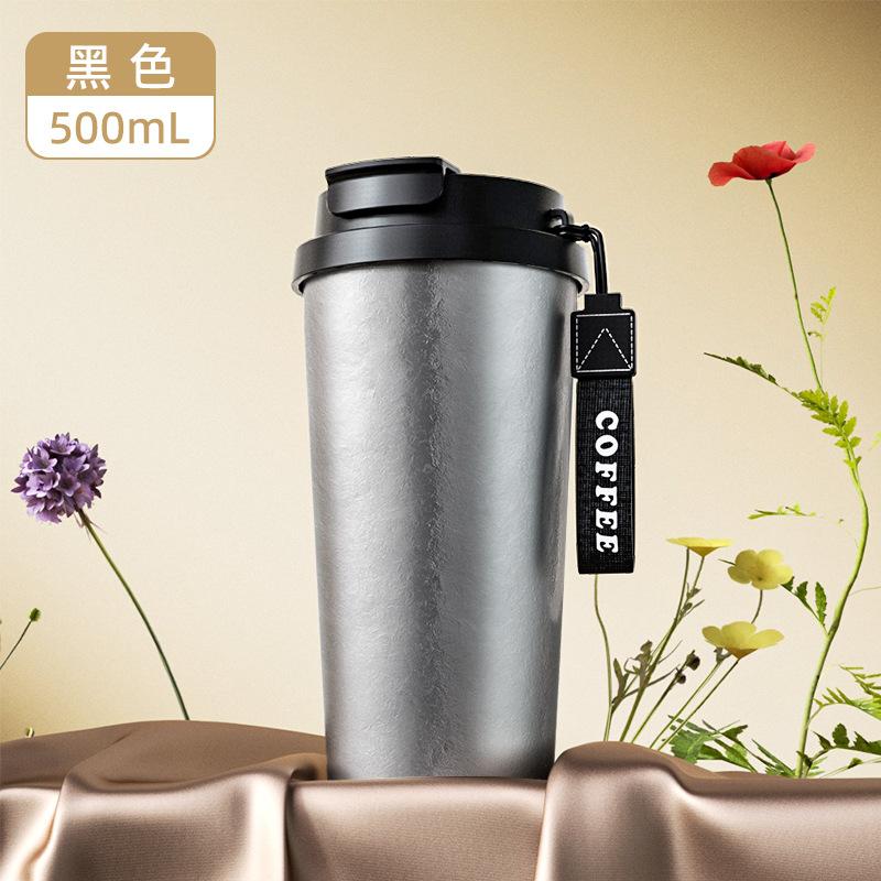 

Double drink thermos cup is simple, fashionable and portable, and you can do straw cup personal gifts at will. 500ml