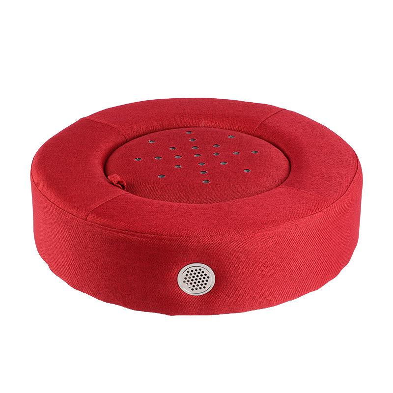 Portable Solid Wood Moxibustion Stool and Cushion Set for Hip, Abdomen, and Back Therapy