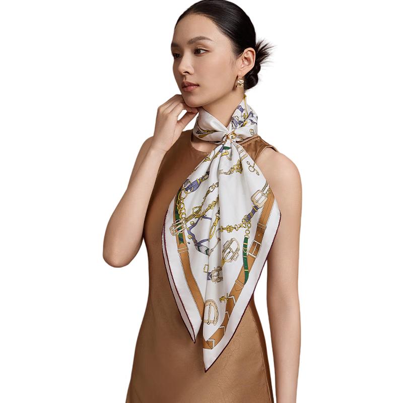 Shanghai Story 100% Mulberry Silk Scarf Gift Box