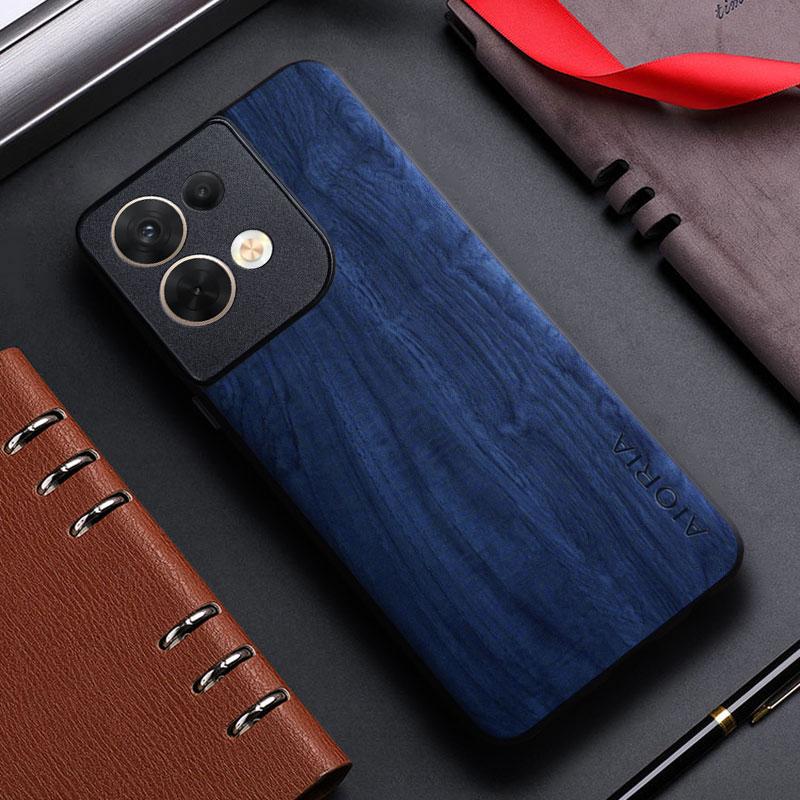 

Чехол для Oppo Reno 8 Pro Reno 7 Lite Z 4G 5G с рисунком под бамбук и дерево Кожаная задняя крышка для oppo reno 8 pro lite z reno7 case Reno 8 Lite