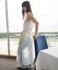 Leuba Sheer Layered Maxi Dress - White
