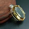 Natürlicher Citrin Anhänger, 925 Silber Anhänger, November Geburtsstein, Geschenk für Sie,