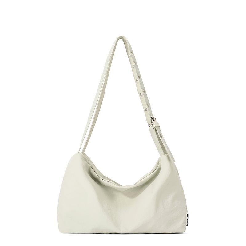 Water-Repellent Women's Minimalist Nylon Shoulder Bag