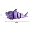 3D Printed Great White Sharks Figures Animal Toys Multi-joint Movable for Home Accessories Kids Gifts Living Room Decoration