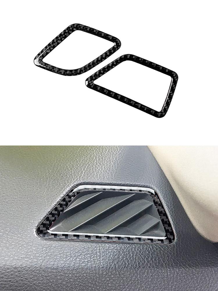 Car Interior Button Panel Cover Decorative Carbon Fiber Sticker For BMW 5 Series F10 2011-2017 Styling Accessories