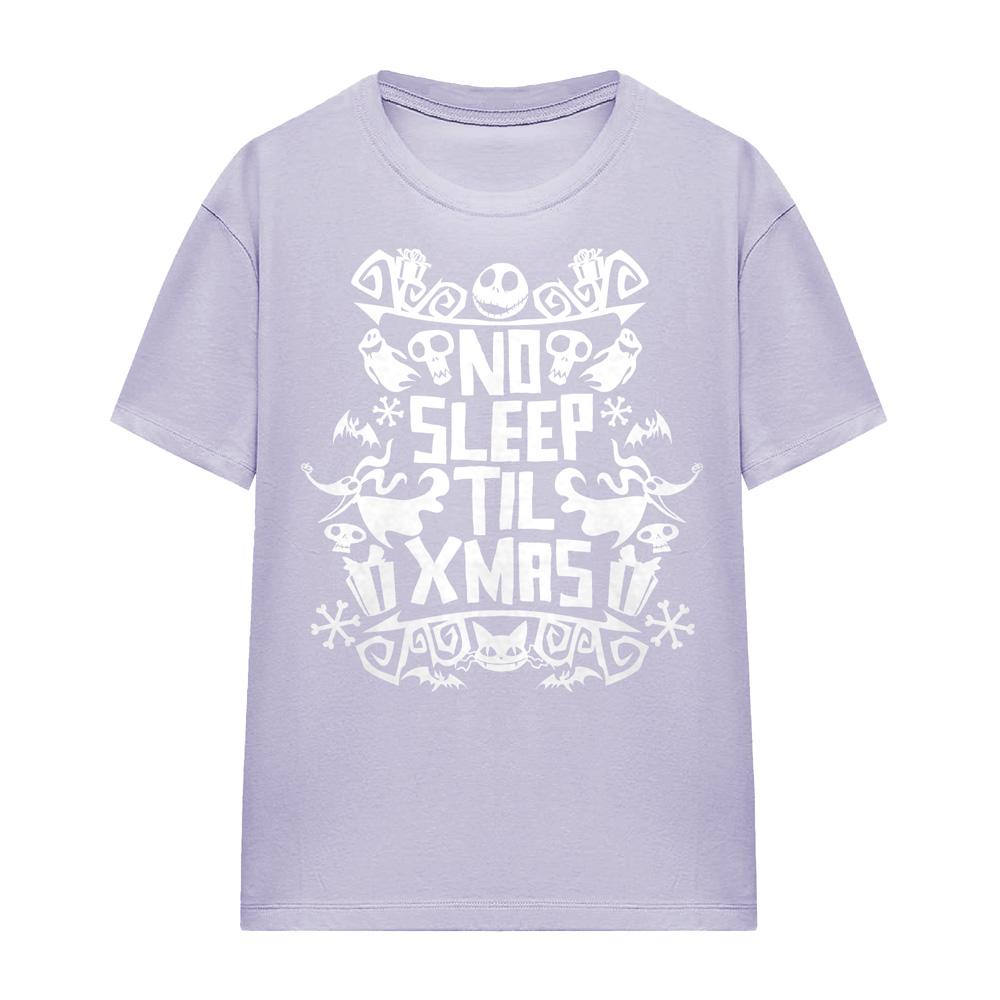 The Nightmare Before Christmas Womens/Ladies No Sleep Till Xmas T-Shirt