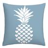 Federa cuscino geometrica lino blu lago bianco fodera cuscino divano decorazione casa può essere personalizzata per te 40x40 45x45 50x50 60x60