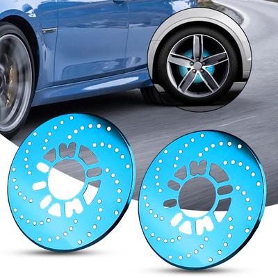 2 ks rotoru kotoučové brzdy dutý dekorativní ozdobný kryt brzdy v jasných barvách Exteriérové ​​příslušenství auta pro