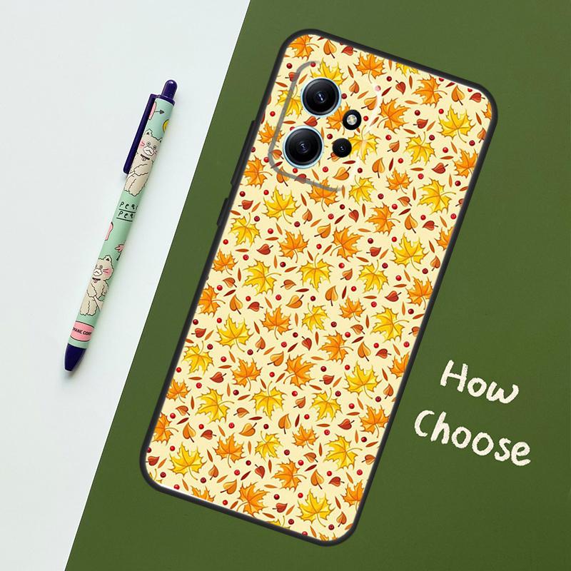 Herbstblätter Fall Fuchs Hülle Für Xiaomi Redmi Note 15 Pro Plus 14 13 10 11 12 Hülle Für Redmi 15C 15 13C 12C 14C 10C