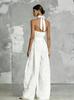 Elegant Backless Halter Sleeveless Wide-Leg Women's Jumpsuit - Summer 2026 Collection, Europe