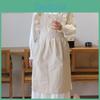 Apron Waterproof Sleeveless For Kitchen And Art With Ruffled Crossback Style