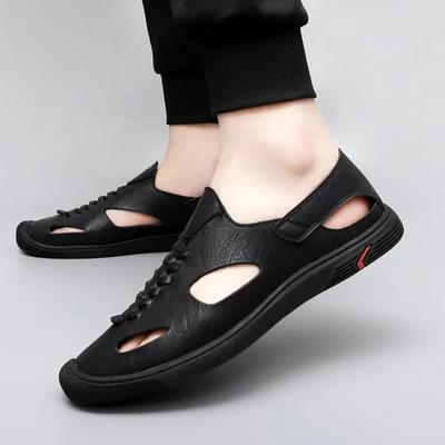 Men Fashion Breathable Sandals Summer New Hollow Lightweight Comfortable Breathable Sneakers Non-slip Casual Daily Beach Shoes
