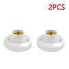 1-10PCS E27 Screw Cap Socket Ceiling Light Lamp Bulb Fixing Base Stand White Gold Light Bulb Holder Lamp Socket For Home 6A