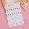 Fashion Rhinestone Stickers Mixed Disposable Tattoo Stickers 3D Face Jewelry Stickers  Party