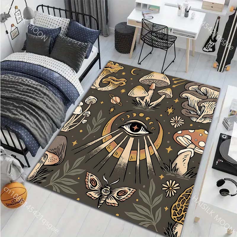 17 Styles Witchy Eye Painting Carpet for Living Room Bedroom Sofa Doormat Decor Sofa Table Area Rug Non-slip Floor Mat