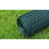 VidaXL Chicken Wire with PVC Coating 25x0.5 M Green, Fence, Barrier,, Fences, Barriers 140404