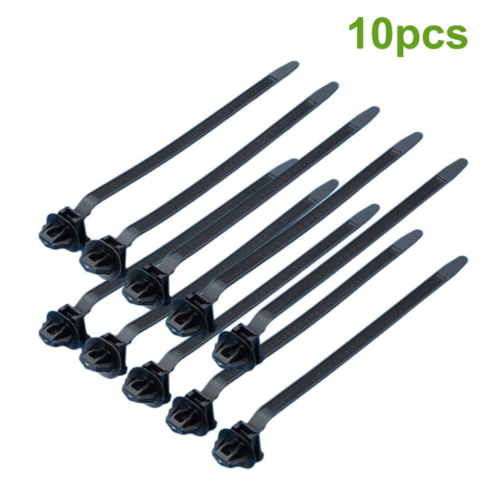 10pcs 158x7mm Automotive Cable Tie Nylon Auto Fasteners Cable Tie Strap  Automotive Wire Management