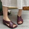 Roman sandals summer women's shoes casual retro woven versatile super foreign style hollow sandals 2025 summer new