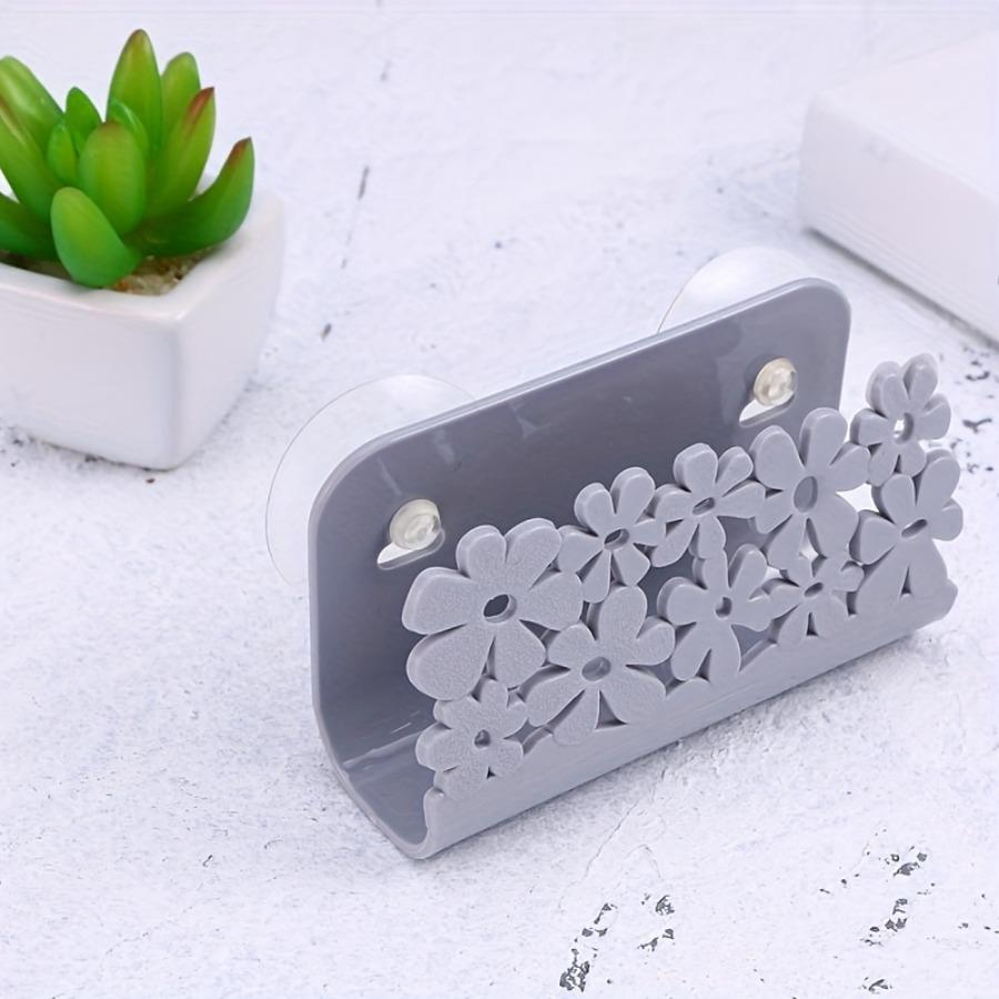 Storage Rack for Soap In The Kitchen Sink with a Hollow Design