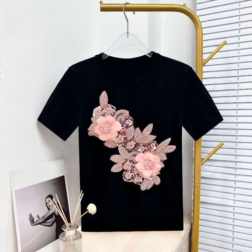 Handmade Cloth Patch Lace Fabric Cloth Applique Flower Embroidery Applique  Sewing