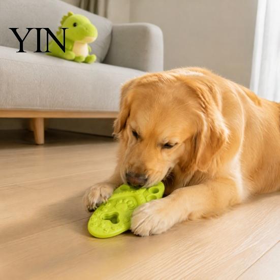 Bite Resistant Dog Toy for Aggressive Chewers Slipper Chew Toy, Puppy Teething Thong Sandal Shape, Interactive Safe EVA Material Fetch Small To Large