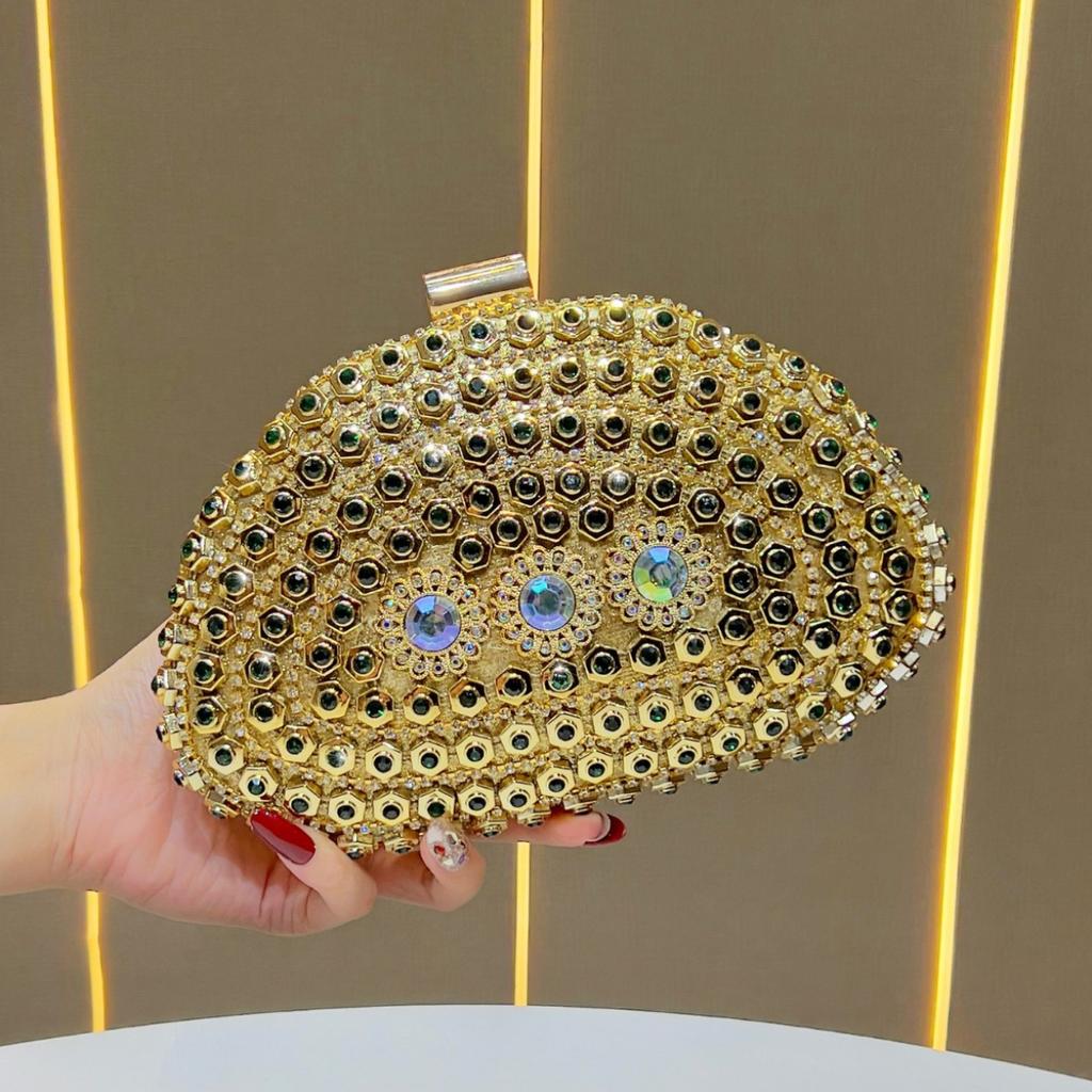 Evening Party Handbag, Women's Fashionable Chain Crossbody Bag, High-end Shoulder Bag