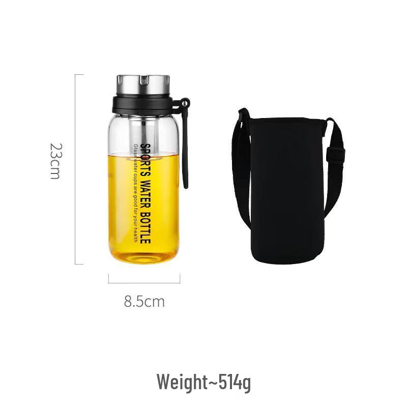 Shangqi Tea Infuser Glass Water Bottle