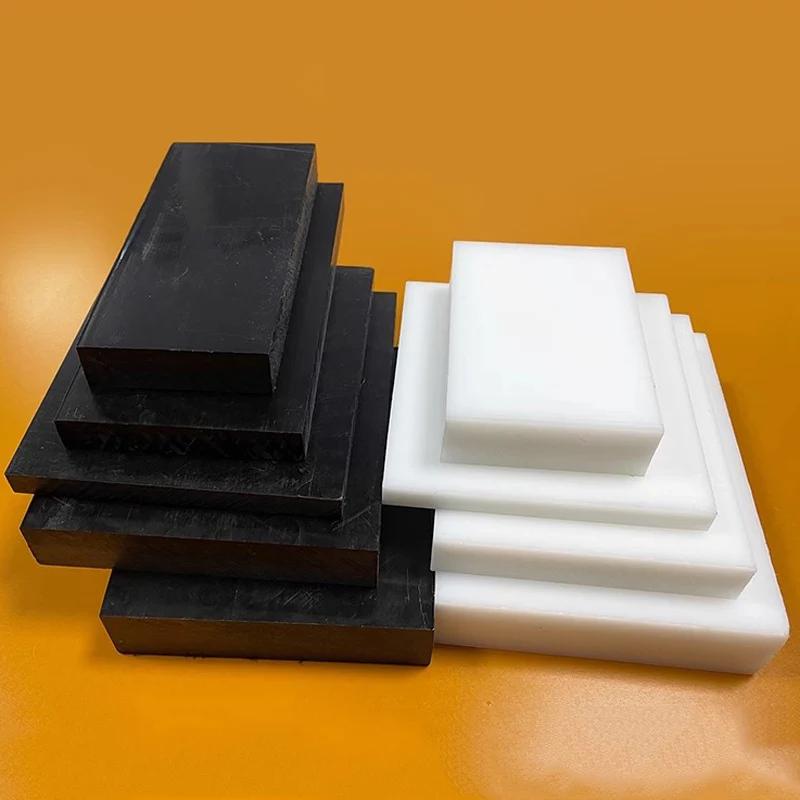 White/Black POM Sheet Board Hard Plastic Polyoxymethylene Plate Thickness 1mm - 20mm for DIY Raw Material CNC Model Board