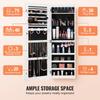 VEVOR Mirror Jewelry Cabinet, 42.52-Inch Tall Lockable Jewelry Cabinet Armoire with Full-Length Mirror