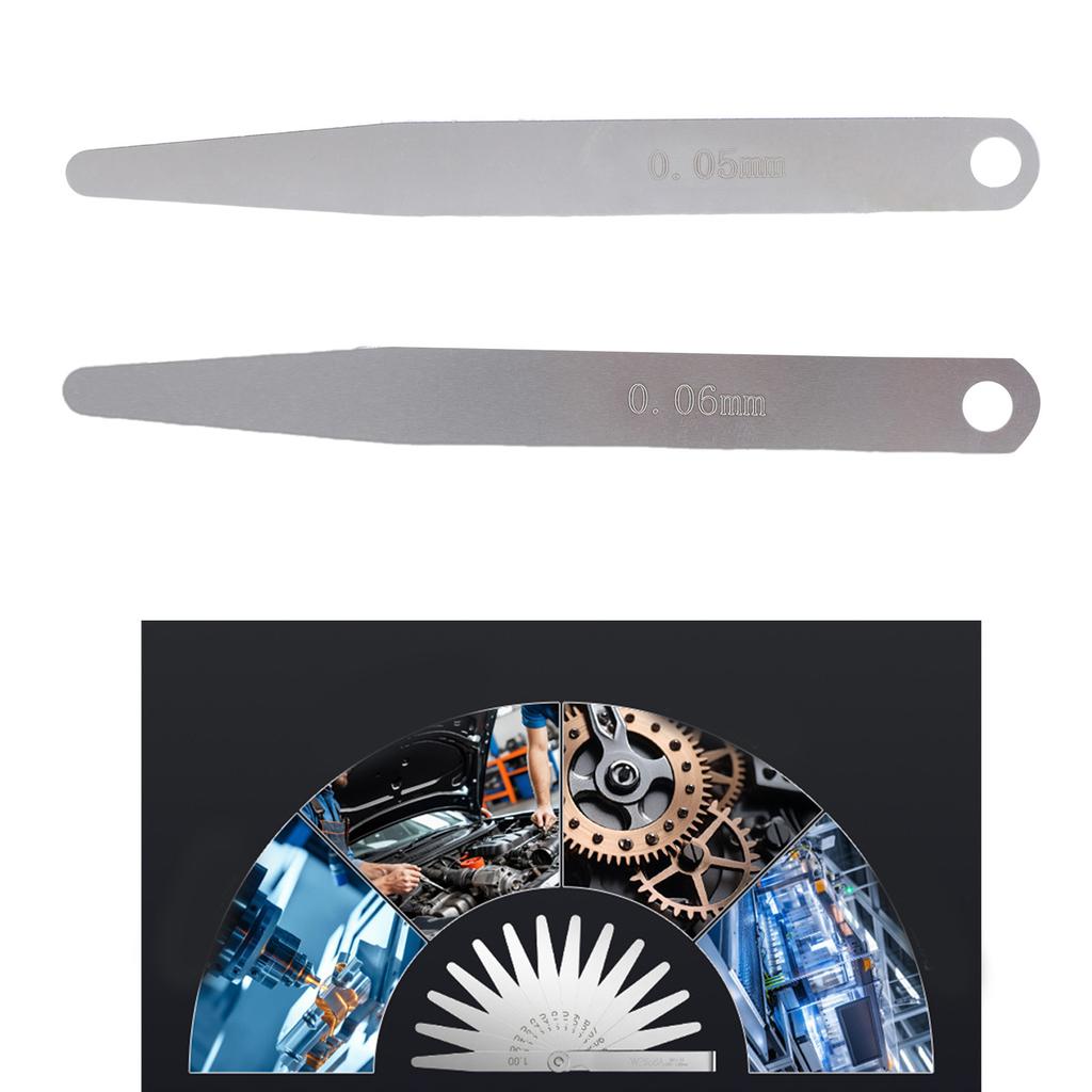 Precision Feeler Gauge Single Piece High Accuracy Designs Measurement Tool Clear Scale for Engineers & DIY Enthusiasts