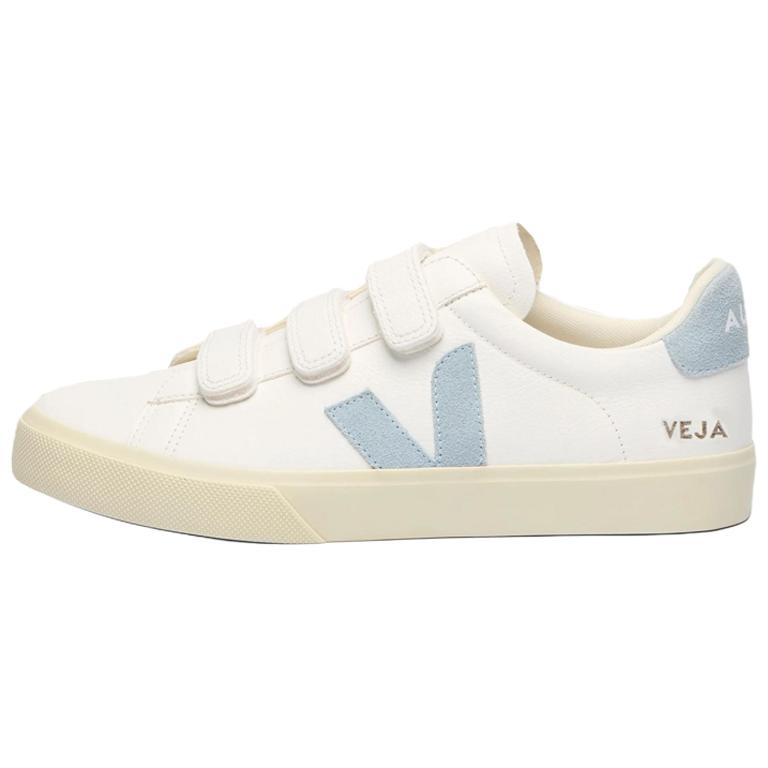 VEJA Recife Chromefree Leather White Steel RC0502946 38