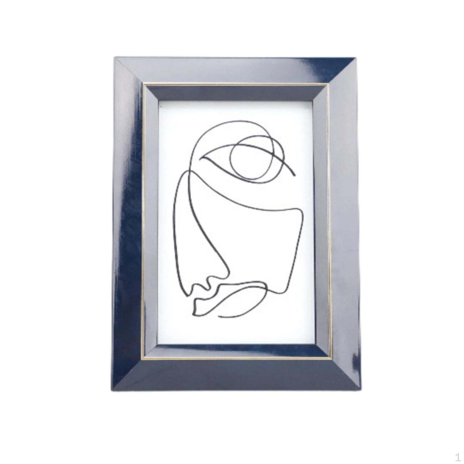 Wooden Photo Frame Tabletop Display Desktop Picture Glossy Decor Highlight 141219cm