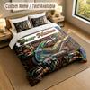 Fantasy Magic Theme Personalized 3Pcs Bedding Set Custom Text & Name 1 Sheet 2 Pillowcases Household Bedding 1pc