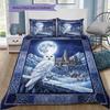 Cartoon Pattern Bedding Quilt Set Quilt Cover Pillowcase Home Decoration Birthday Gift (1 * duvet cover + 2 * pillowcase, without core)