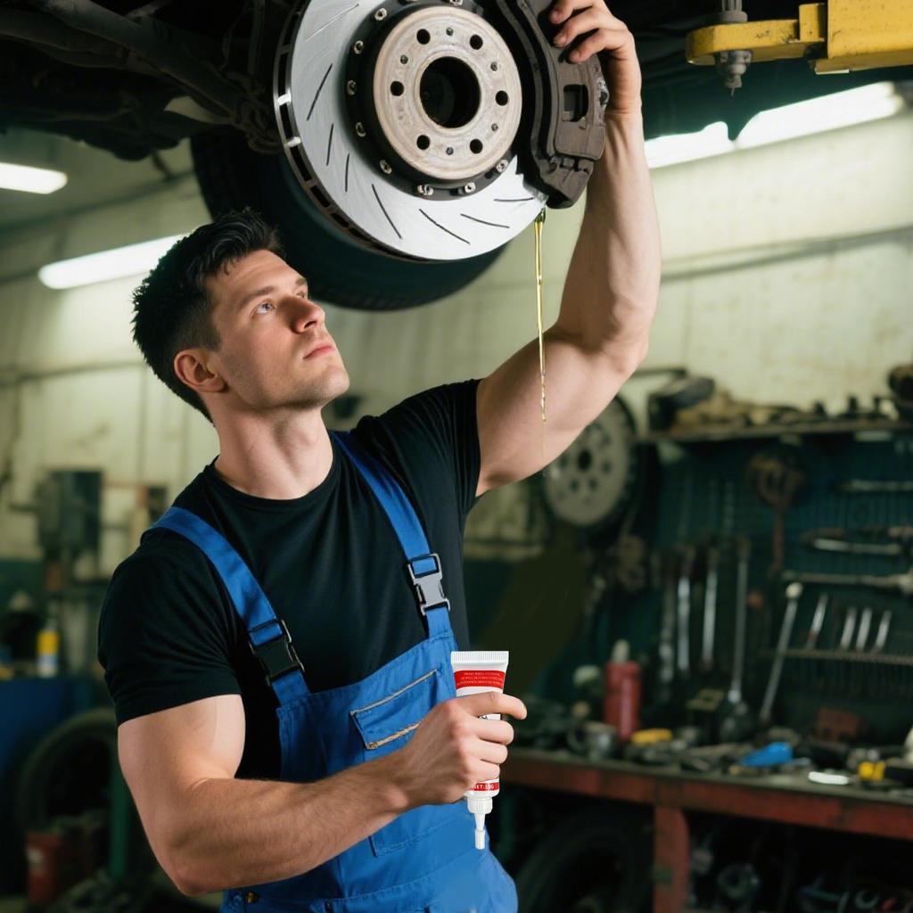 Bremsenfett Hitzebeständig Quietschfrei Bremsenfett Langlebig Auto Effizient Quietschstopper Schmiermittel Schutz
