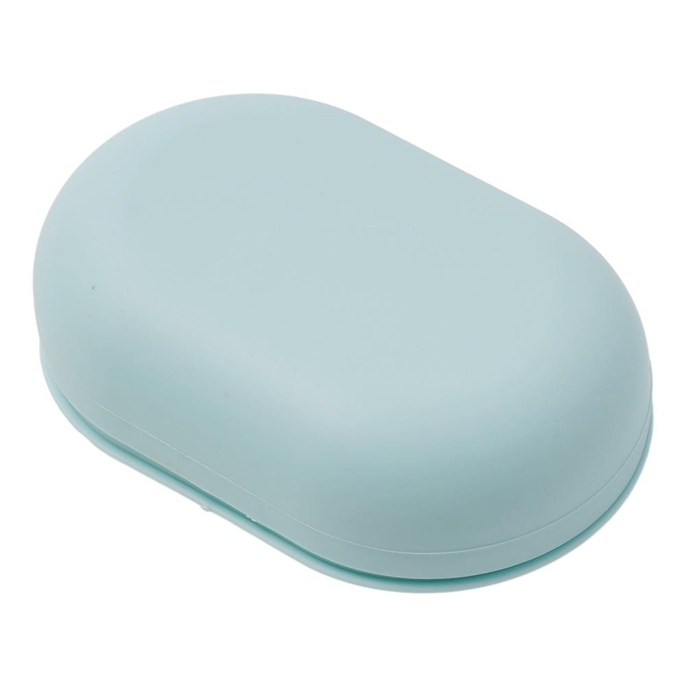PP Material Soap Dish Portable Sealed 11.2*7.5*3.8