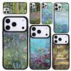 Capa Case for iPhone 17 Air 16 Pro Max 15 Plus 11 13 Mini 14 12 Back Phone Cover Claude Monet Art Painting