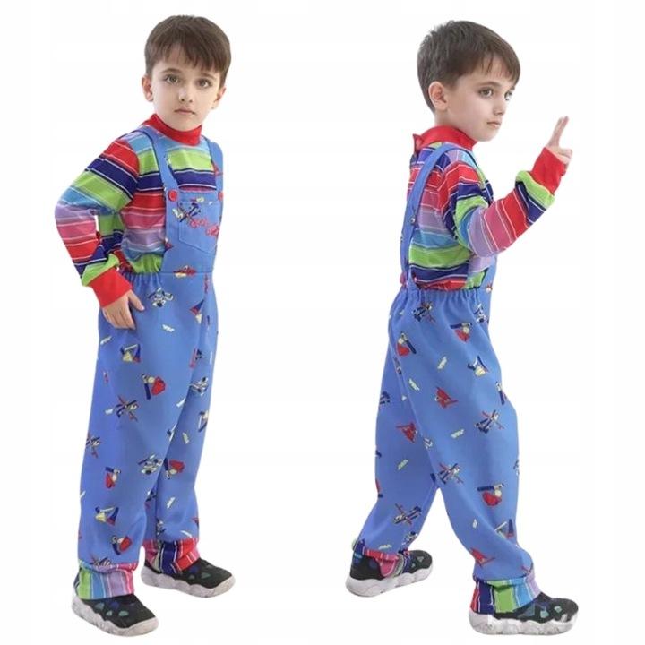 Strój Na Halloween Laleczka Chucky Przebranie Kostium Dziecięcy 104 110