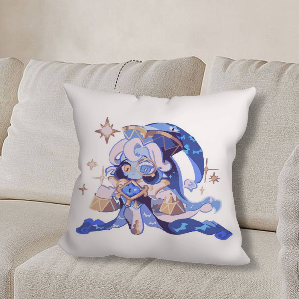Cookie R-Runes KingdomS Game Pillow Case Sofa Living Room Bedroom Headboard Backrest Cushion Square Cushion Nap Time