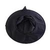 3pcs/set Halloween Witch Hat Black Folds Wizard Hats Halloween Decorations Masquerade Party Carnival Costume Cosplay Props TMZ