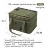 42L Outdoor Camping Equipment Storage Bag Large PicnicTool Storage Box Multi-Functional Tactical Camping Picnic Cookware Bag