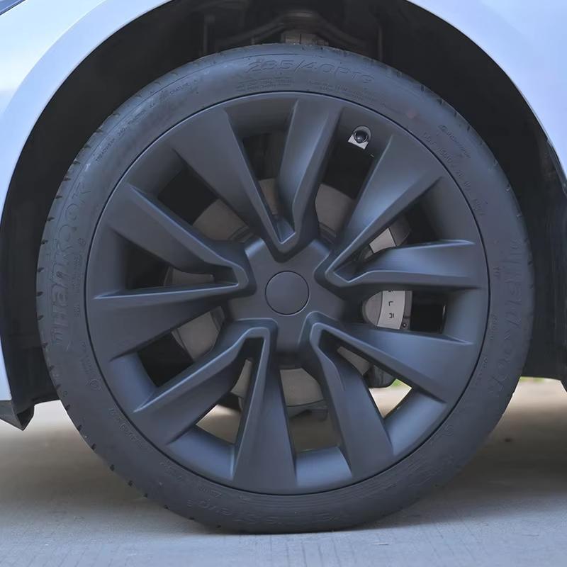 ZFX1 For Tesla Model 3 Highland 2026 2025 4PCS Wheel Covers Hubcaps, 19 Inch,Gloss Black Aero Covers, Accessories Upgrade Replacement