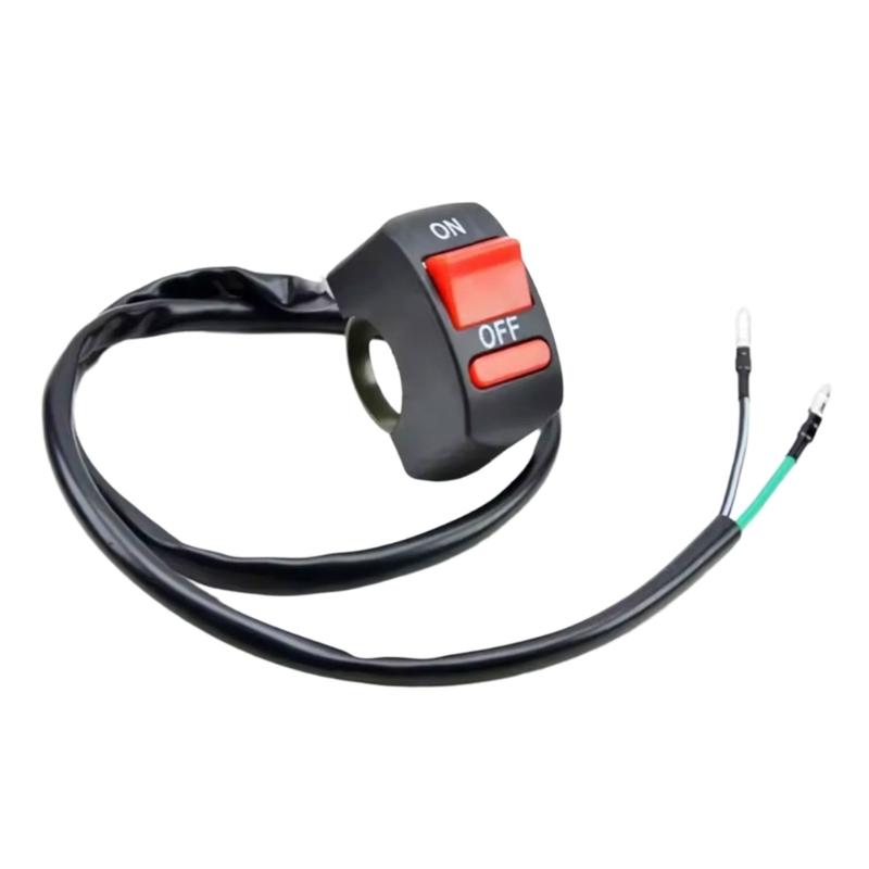 High Strength Metal ABS Motorcycle 2 Wire Switches Tool Free Installation Waterproof Designs for Multiple Bike Models 1