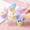 Toilet-Shaped Animal Cartoon Pencil Sharpener with Eraser – Creative Student Stationery Gift
