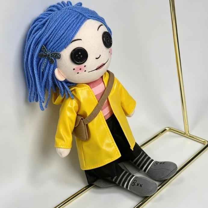 Jucărie de pluș Coraline Figurină de desene animate Pentru copii Colecționabilă Animal de pluș moale