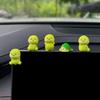 5Pcs Car Dashboard Rearview Mirror Decoration Turtle Ornament Cartoon Resin Animal Ornaments Mini Turtle Diy Accessories