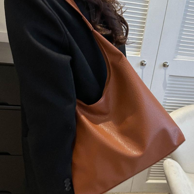 Leather Tote Bag For Women Trend Female Simple Large High Capacity Shoulder Bag Women Handbags Messenger Bags